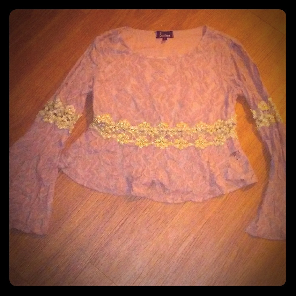 Lace boho style top